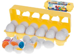 Montessori vajíčka - vzdelávacia hra 12ks čísla