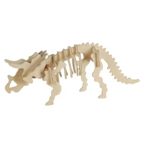 Prírodné drevené 3D puzzle - Dinosaurus #4735443