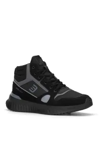 DARK SEER Black Men's Black Sneakers #8021601