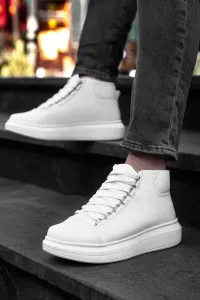 DARK SEER Men's White Sneakers