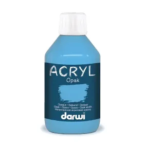 DARWI ACRYL OPAK - Dekoračná akrylová farba 250 ml 220250215 - svetlomodrá
