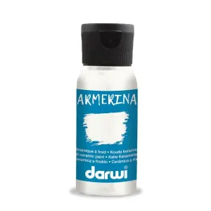 DARWI ARMERINA - Farba na porcelán bez vypaľovania 50 ml 380050010 - biela