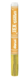 DARWI TEX GLITTER - Glitrové fixky na textil 6 ml lilková 140013931