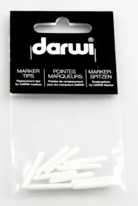 DARWI TEX OPAK - Náhradný hrot do fixy na tmavý textil 10 ks 6ml/2mm