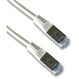 Datacom Patch cord FTP CAT5E 0,5 m biely
