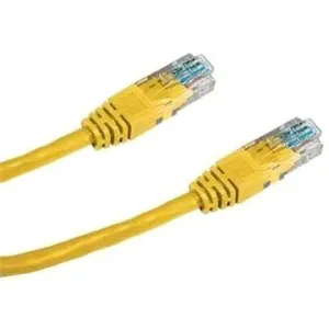 Datacom CAT5E UTP žltý 0,5 m