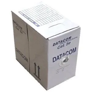 Datacom, licna (lanko), CAT5E, UTP, 305m/box modrý