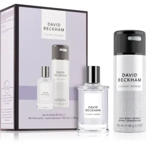 David Beckham Classic Homme darčeková kazeta toaletná voda 50 ml + dezodorant 150 ml pre mužov