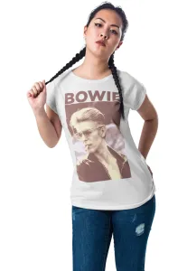 Mr. Tee Ladies David Bowie Tee white - Size:S