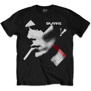 David Bowie tričko X Smoke Red Čierna XL #302843