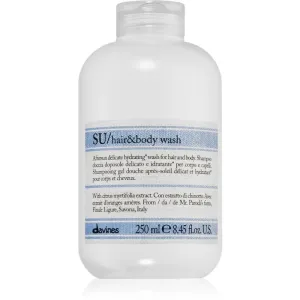 Davines SU Hair&Body Wash sprchový gél a šampón 2 v 1 250 ml