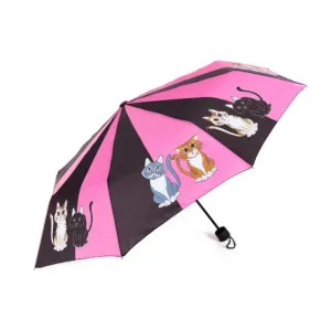 Dáždnik s kreslenými mačkami - skladací #3659267