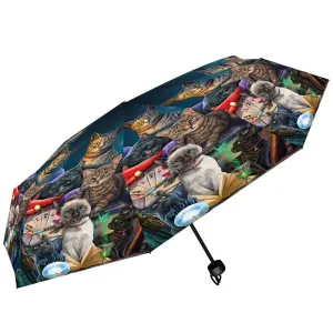 Dáždnik s magickými mačkami - skladací #2488261