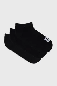 Ponožky Dc (3-pak) pánske, čierna farba