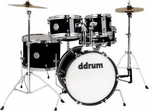 DDRUM D1 Jr 5-Piece Complete Drum Kit Detská bicia súprava Čierna Midnight Black #4398965