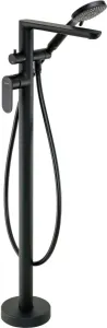 DEANTE - Alpinia čierna - Vaňová batéria, voľne stojaca, so sprchovacím setom BGA_N17M