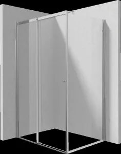 DEANTE/S - Sprchovací kút posuvné dvere 160, pevná stena 120 KTS_032P+KTSP016P+KTS_0P1X KERRIA/0293