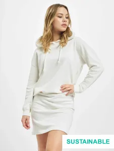 DEF Organic Cotton Hoody Dress offwhite - Size:M