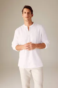 DEFACTO Modern Fit Dog Collar Long Sleeve Shirt