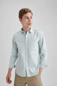 DEFACTO Regular Fit Oxford Long Sleeve Shirt