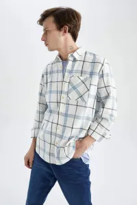 DEFACTO Regular Fit Printed Long Sleeve Shirt