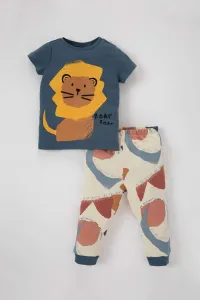 DEFACTO Baby Boy Short Sleeve 2-Pajama Set #6619229