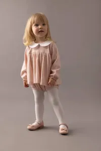 DEFACTO Baby Girl Newborn Polka Dot  Dress Socks 2 Piece Set