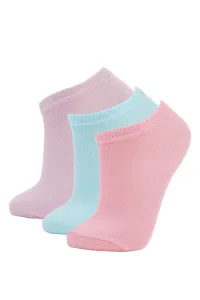DEFACTO Girl Patterned 3 Pack Booties Socks #8091295
