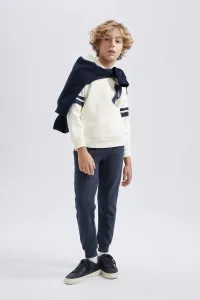 DEFACTO Boy Printed Sweatshirt and Sweatpants 2 Piece Set