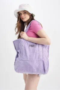 DEFACTO Women's Towel Fabric Beach Bag #6619743
