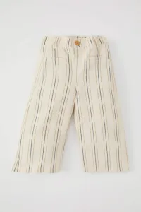 DEFACTO Baby Girl Regular Fit Wide Leg Striped Trousers
