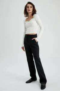 DEFACTO Straight Fit Double Faced Trousers #6517754