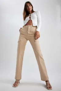 DEFACTO Straight Fit Gabardine Trousers #6662388