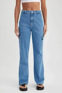 DEFACTO Wide Leg Jeans With Cargo Pocket