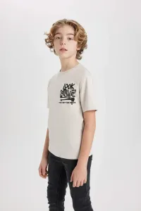 DEFACTO Boy Crew Neck Printed Short Sleeve T-Shirt #9545346