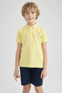 DEFACTO Boy Regular Fit Polo Neck Pique Short Sleeved Polo T-Shirt #7539585