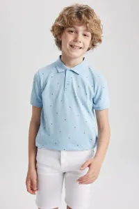 DEFACTO Boys Children's Day Regular Fit Polo Neck Pique Short Sleeved Polo T-Shirt #6651258