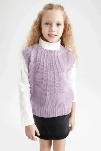 DEFACTO Girl Crew Neck Knitwear Sweater #8053267