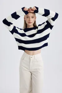 DEFACTO Oversize Fit Crew Neck Knitwear Pullover