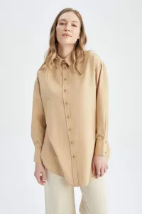 DEFACTO Regular Fit Basic Long Sleeve Shirt Tunic
