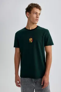 DEFACTO Regular Fit Crew Neck Printed Pique T-Shirt #8351226
