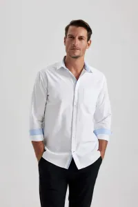 DEFACTO Regular Fit Oxford Long Sleeve Shirt