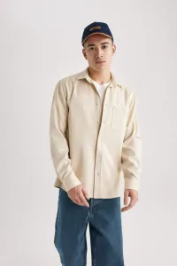 DEFACTO Regular Fit Sensual Long Sleeve Shirt