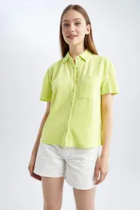 DEFACTO Relax Fit Shirt Collar Short Sleeve Shirt #6503758