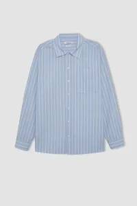 DEFACTO Relax Fit Striped Long Sleeve Shirt