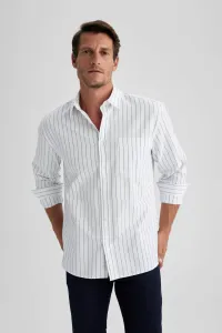 DEFACTO Relax Fit Striped Long Sleeve Shirt #7938201
