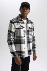 DEFACTO Relax Fit Woodcutter Plaid Long Sleeve Shirt #7937476
