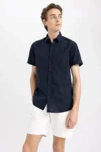 DEFACTO Slim Fit Polo Neck Short Sleeve Shirt