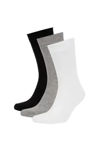 DEFACTO Men's Cotton 3-pack Long Socks #8089191