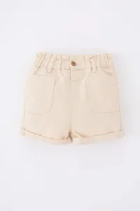 DEFACTO Baby Girls Comfort Fit Gabardine Shorts